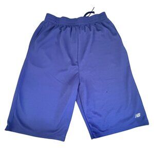New Balance Youth XL Athletic Basketball Shorts Navy Blue